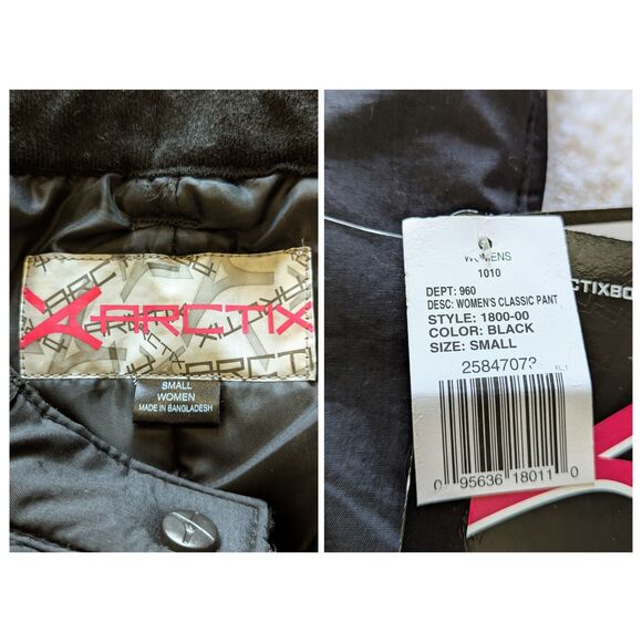 NWT Arctix Women's Insulated Thermalock Snow Pants Sz S - Picture 6 of 10